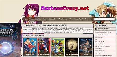 The CartoonCrazy Website and Best Websites Similar to  .